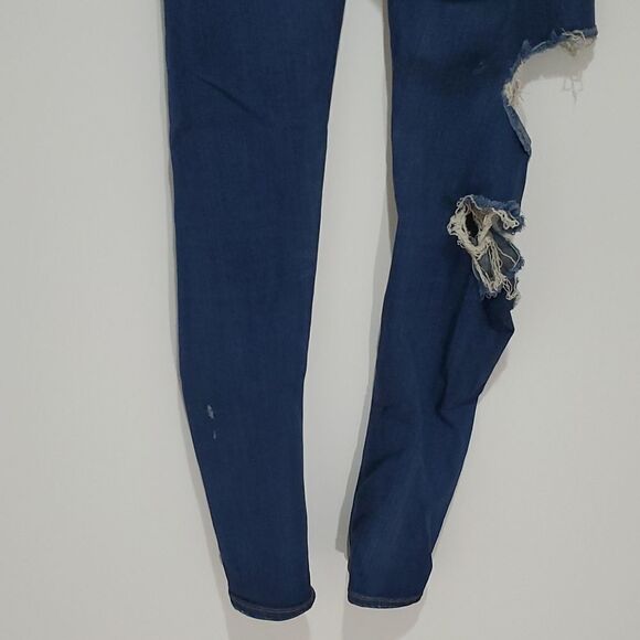 AMERICAN Eagle distressed super stretch X high rise jegging - Picture 5 of 8